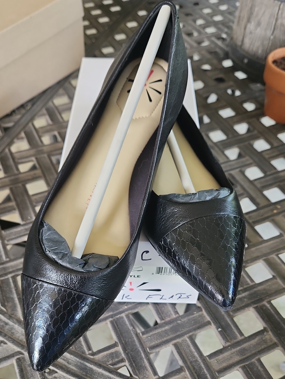 Pointed Toe Black Women’s Flats